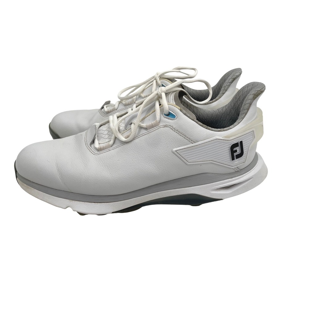 FootJoy Pro‎ SLX Golf Shoes Mens 12 White Leather Spikeless Athletic Ortholite